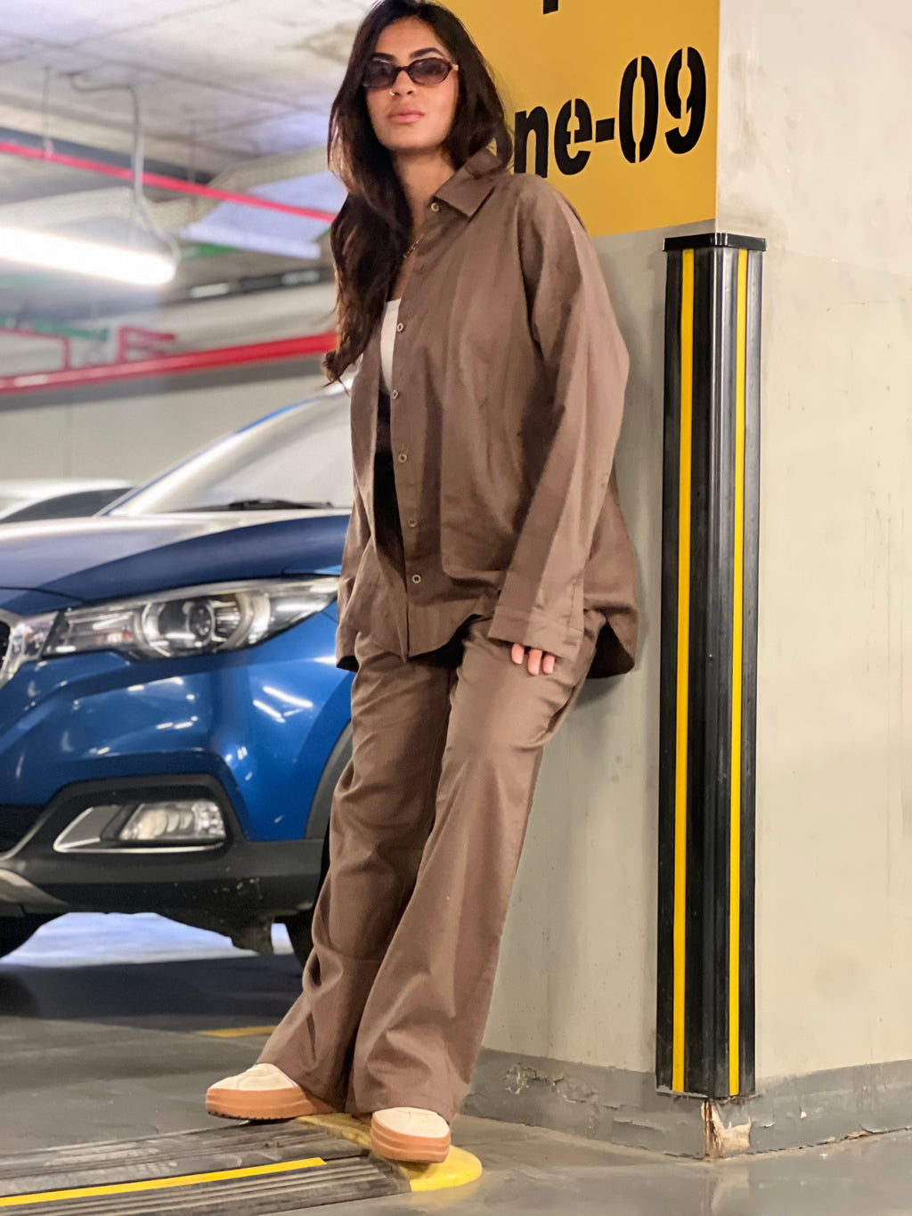 Truffle Linen Suit