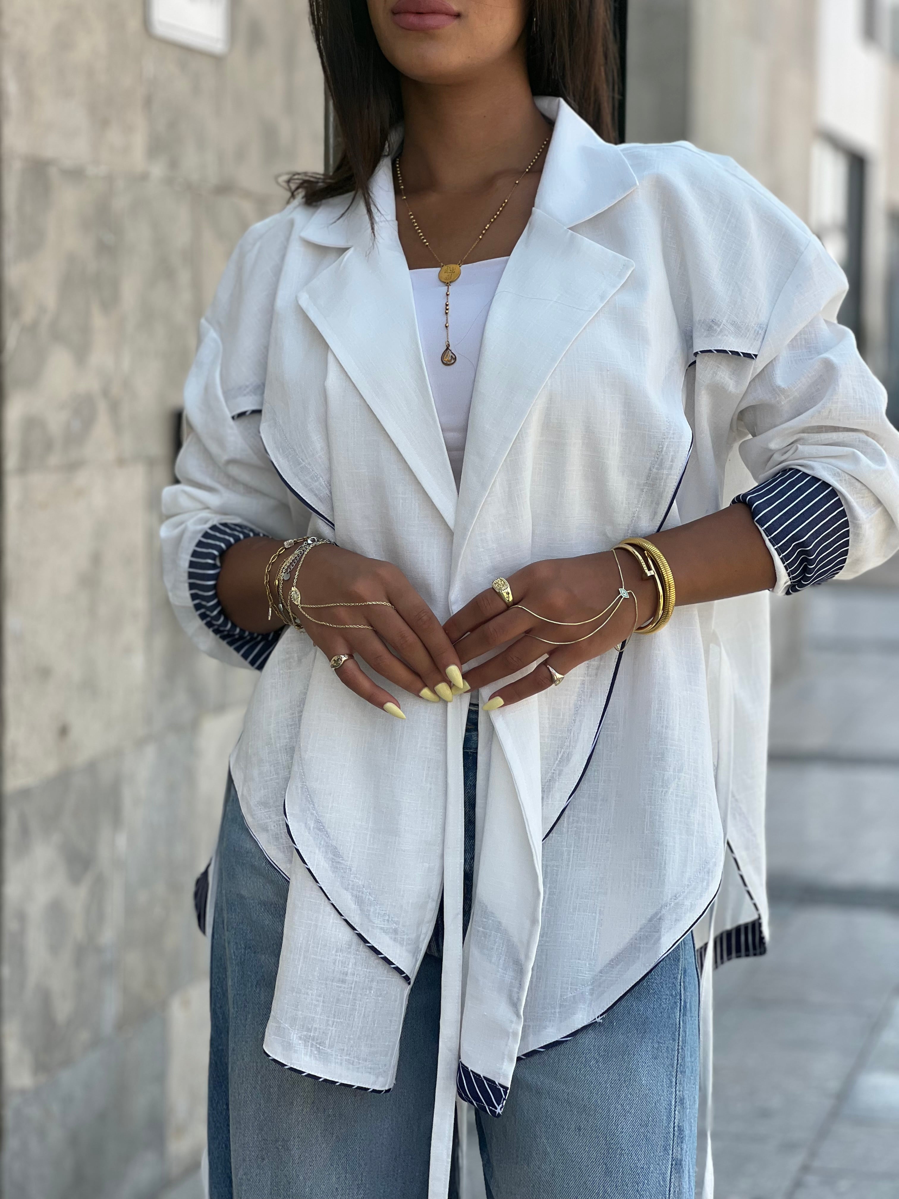 Cross-over Shirt (white)