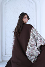 Chocolate Brown Embroidered Kaftan🌙✨