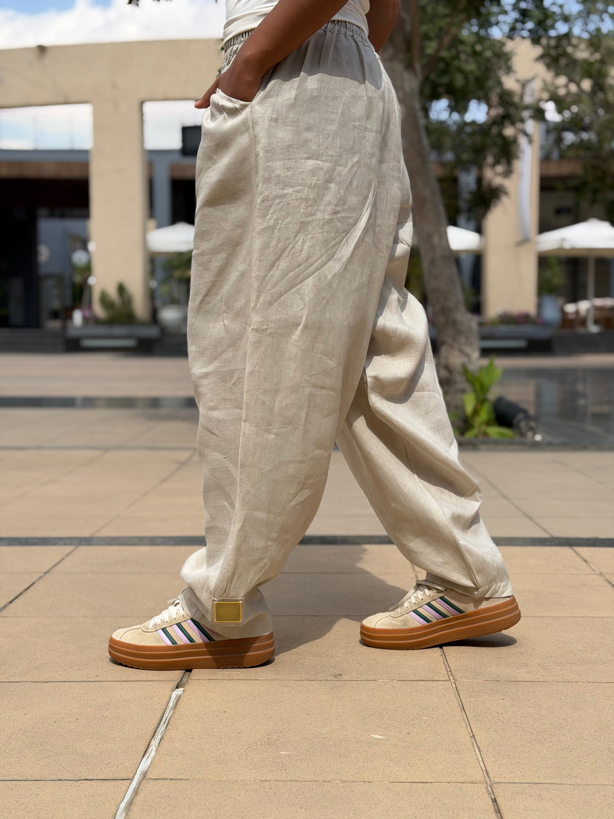 Mila linen pants ( Sand )