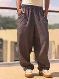 Mila linen pants ( Grey)