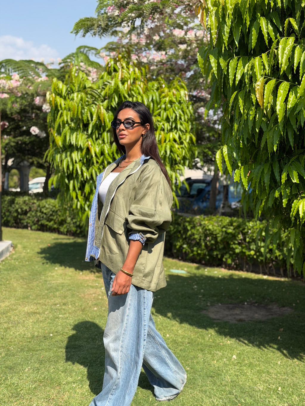 Olive Hooded Jacket