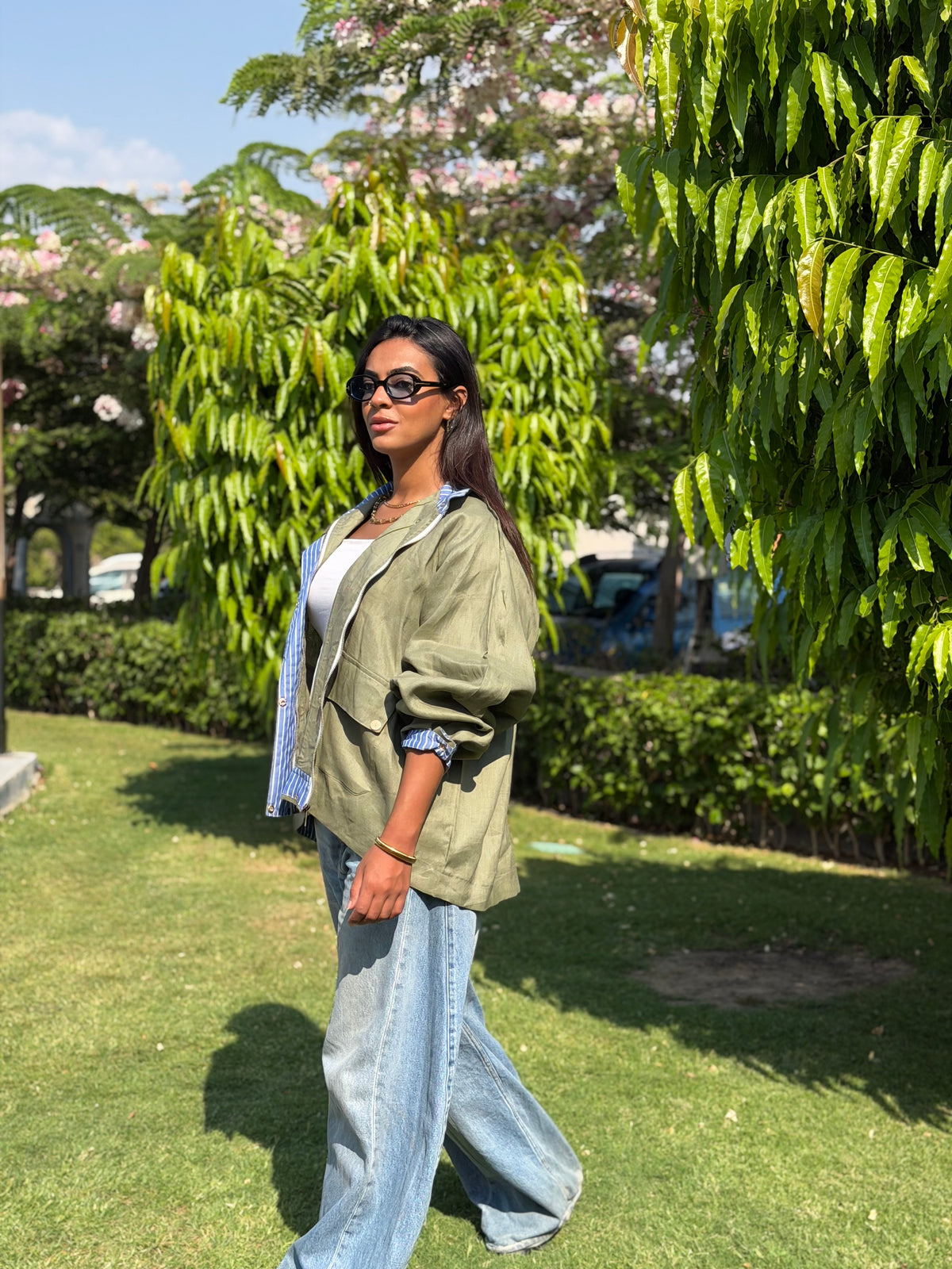 Olive Hooded Jacket
