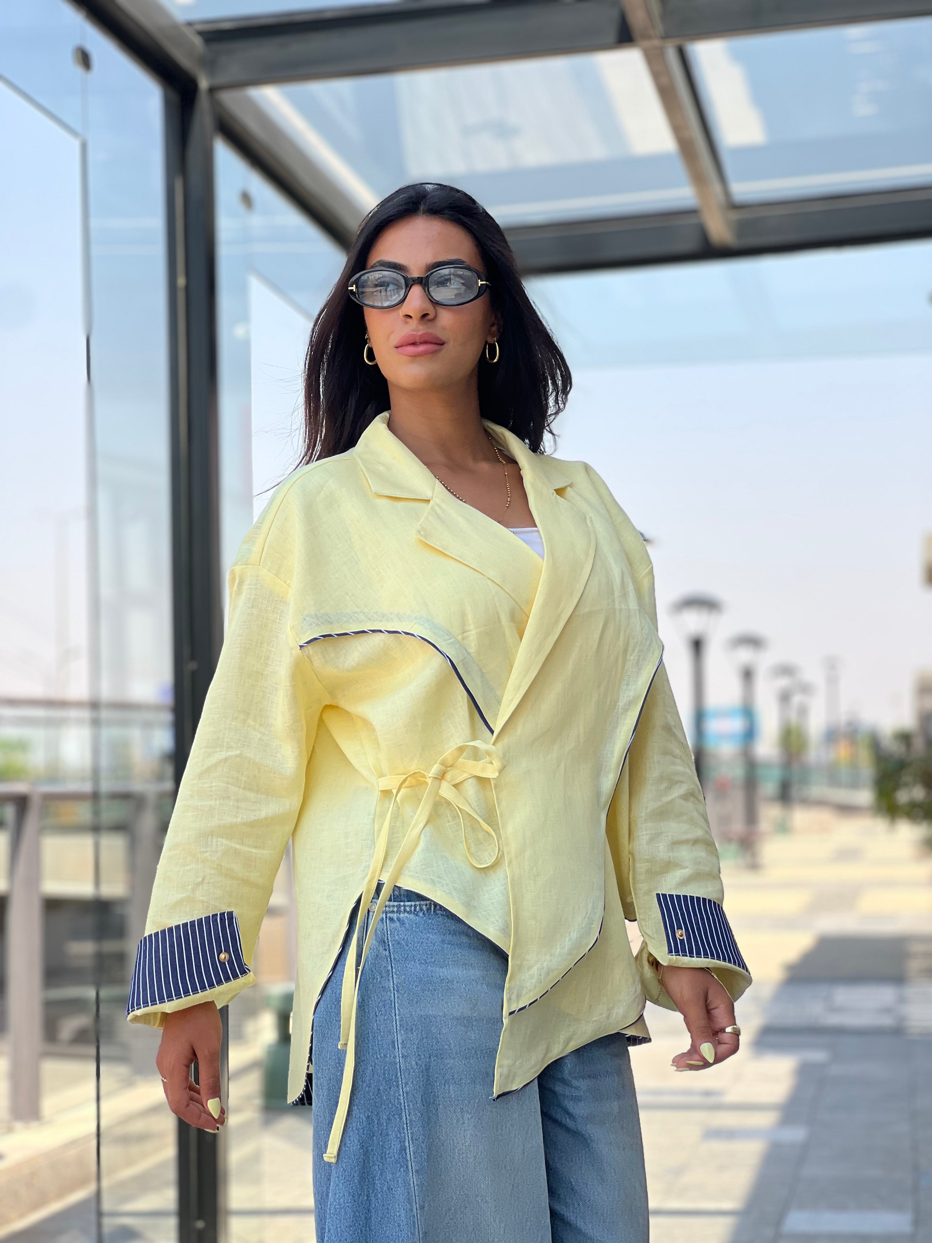 Cross-over Shirt (yellow)