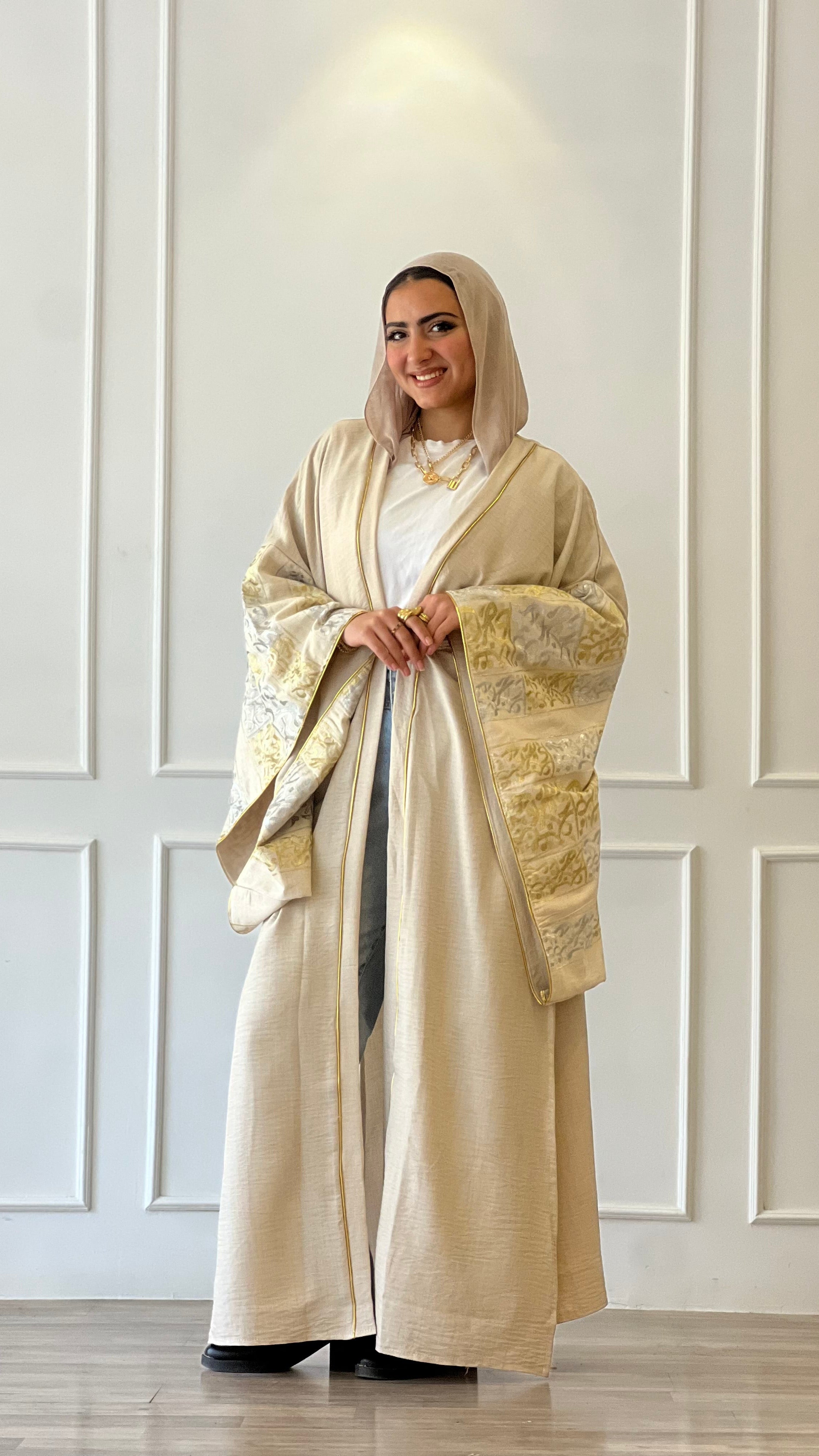 Elegant Beige Kaftan