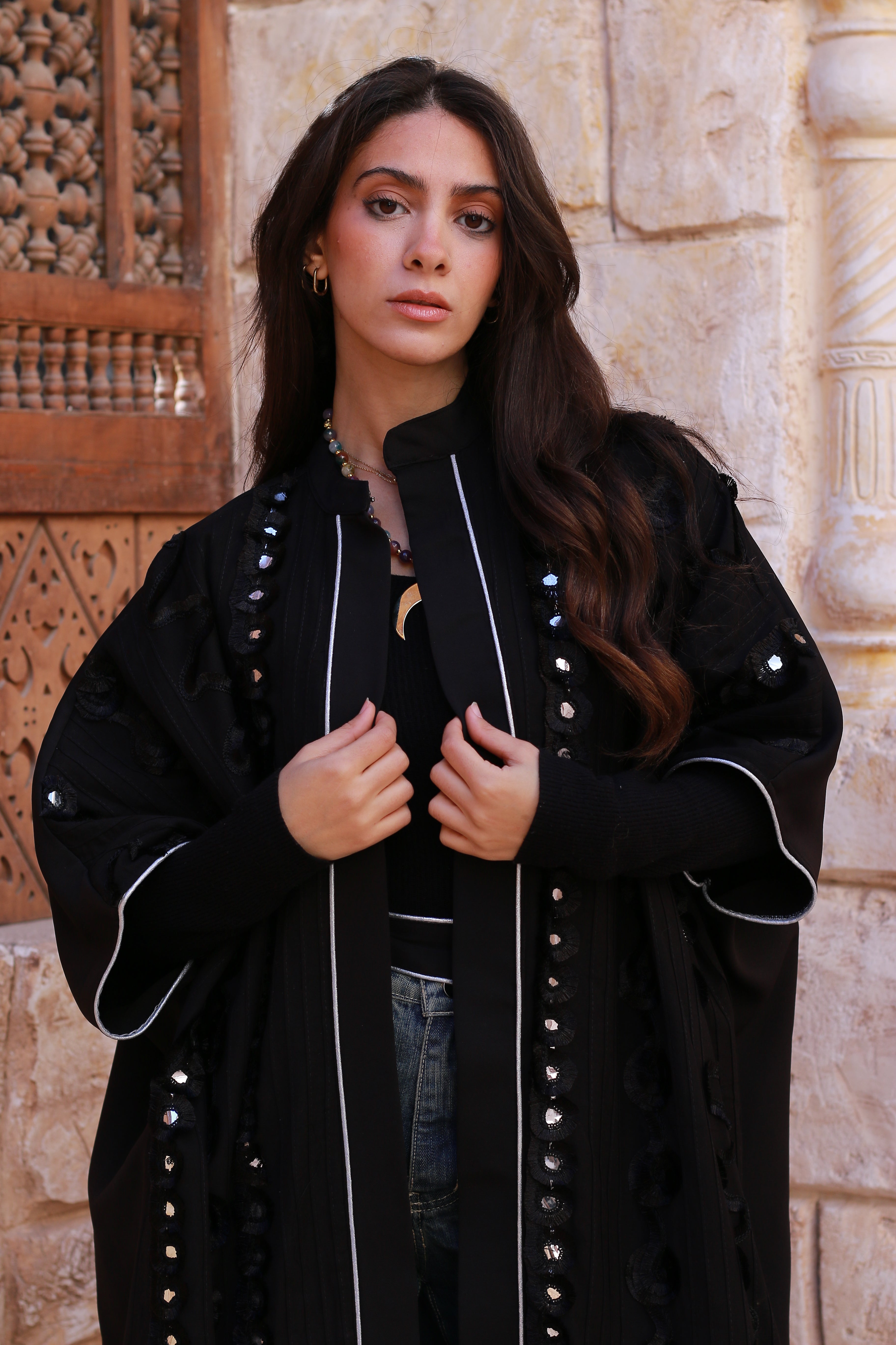 Crown of Shadows Royal Black Kaftan🌙✨