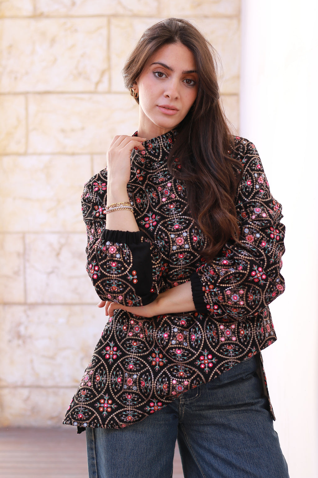 Arabesque Royal Top
