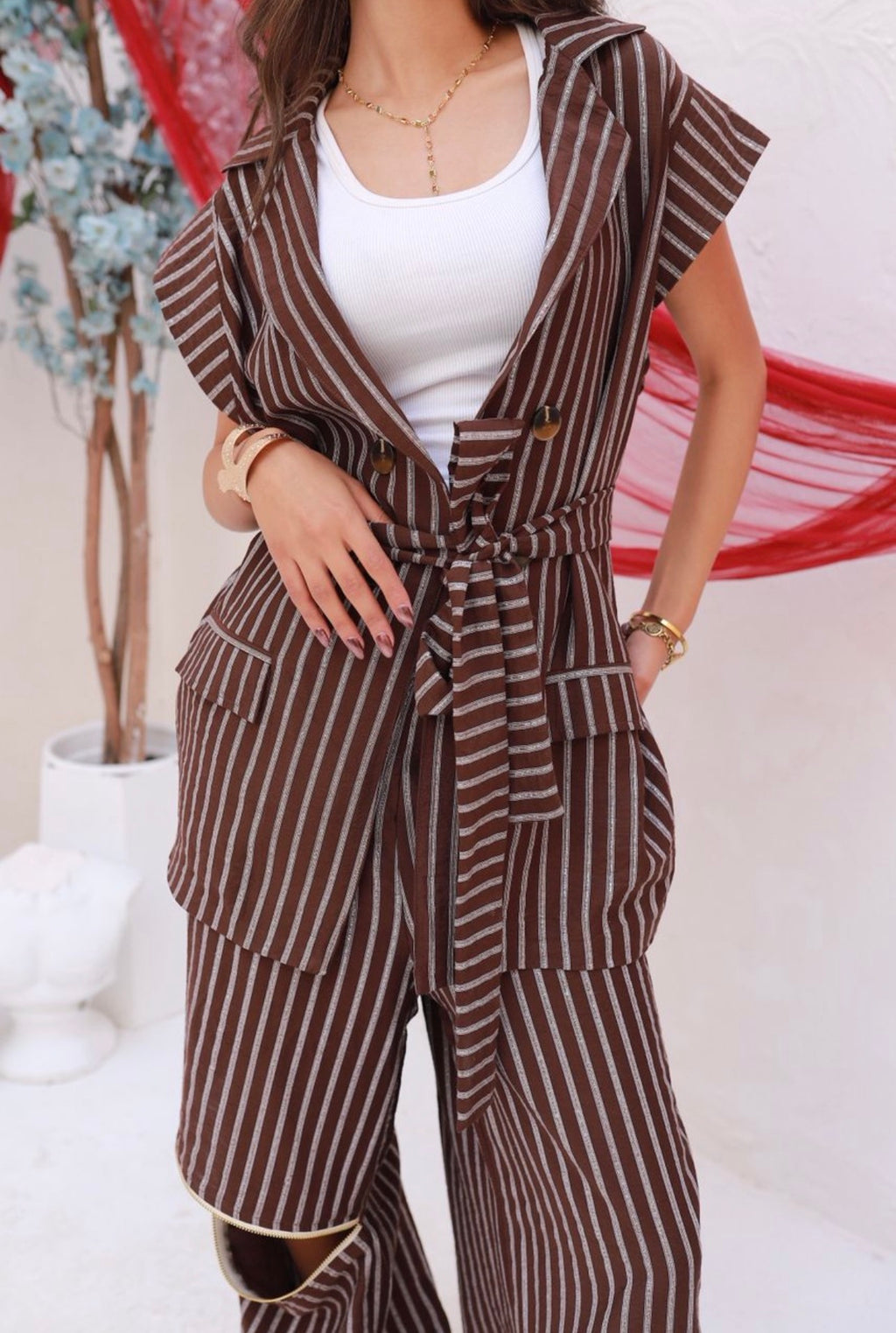 Cocoa Stripes Set