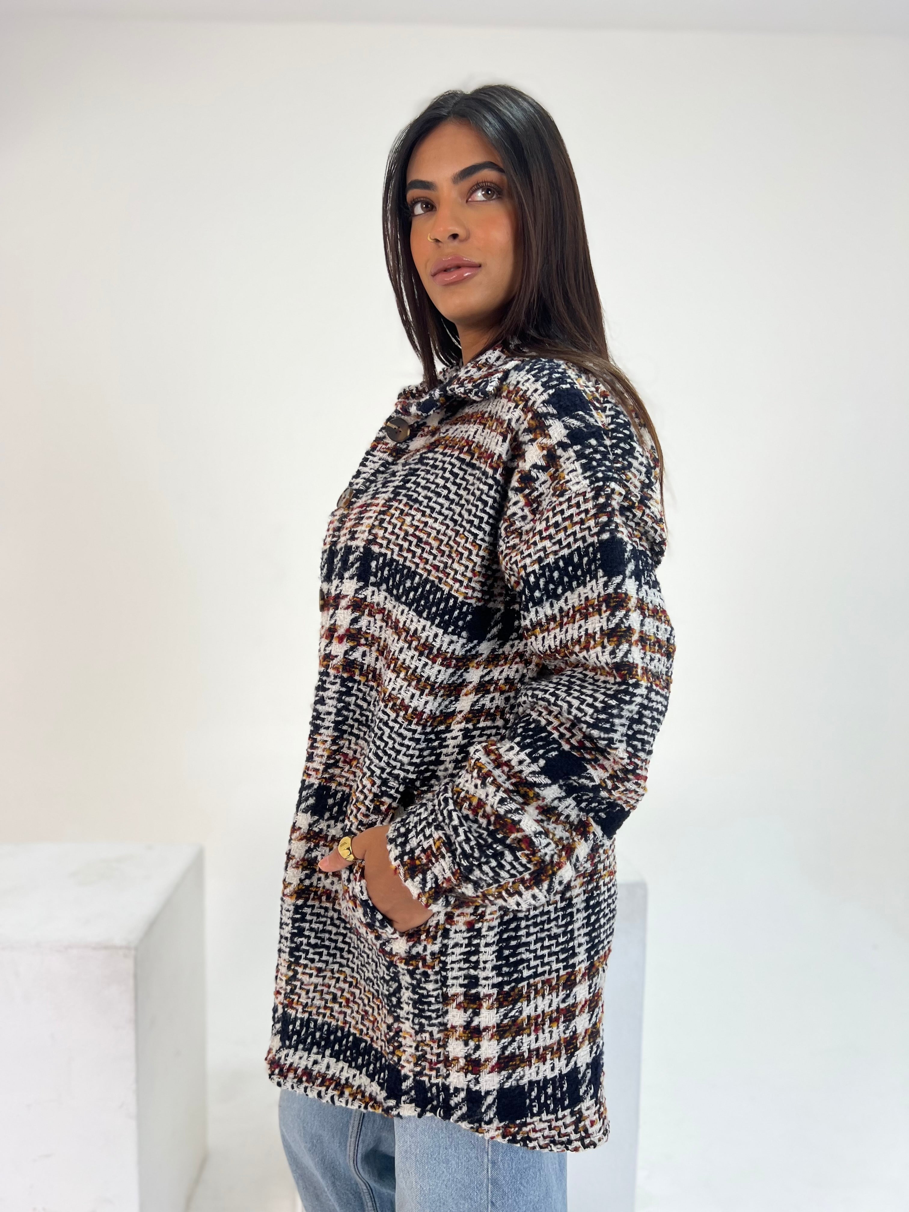 The Statement Tweed Shirt