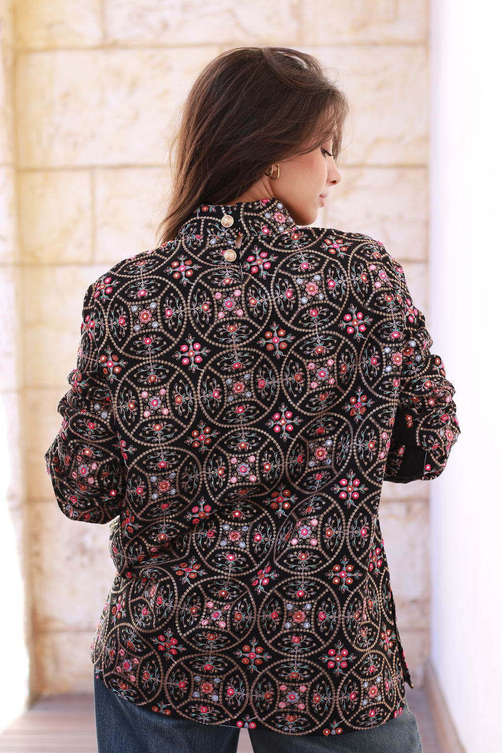 Arabesque Royal Top