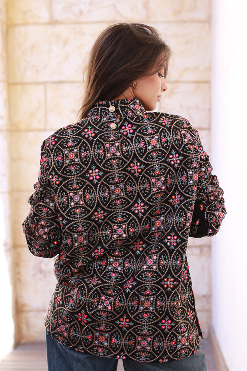 Arabesque Royal Top