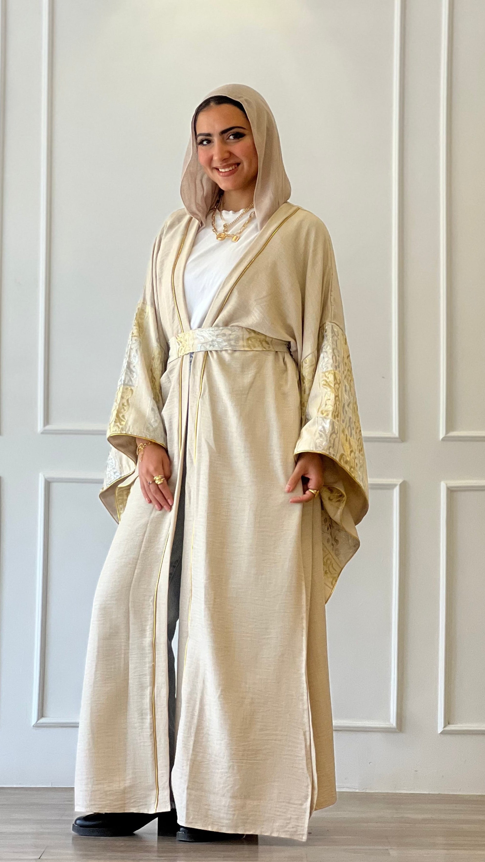 Elegant Beige Kaftan