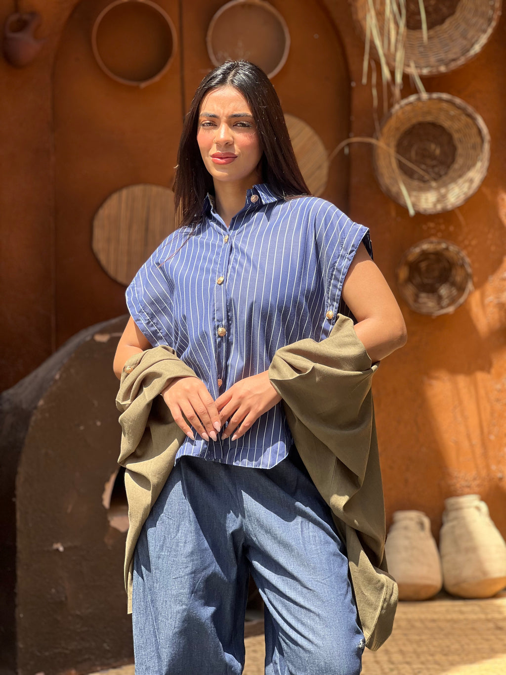 Olive Duo Shirt