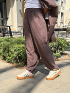 Checkmate pants ( chocolate brown)