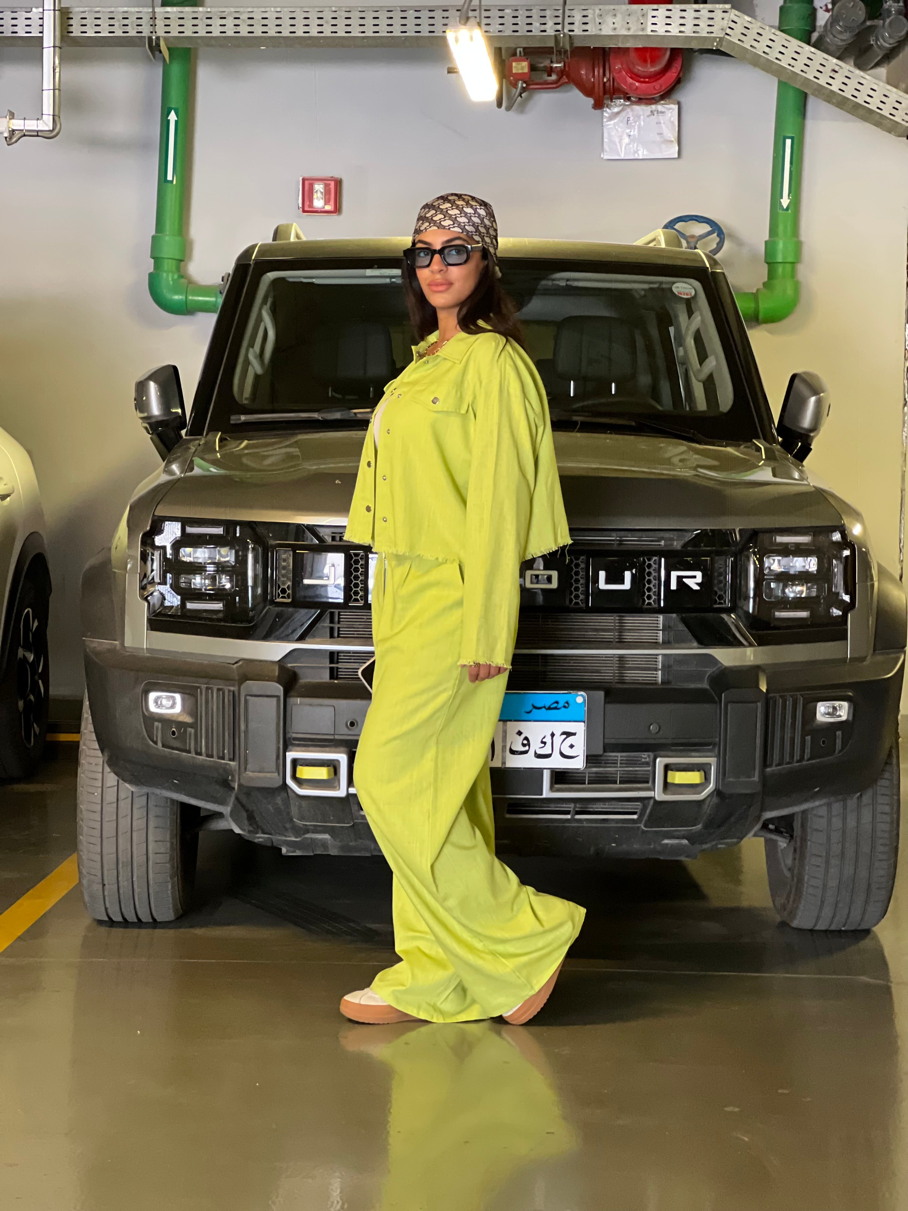 Lime Glow Suit