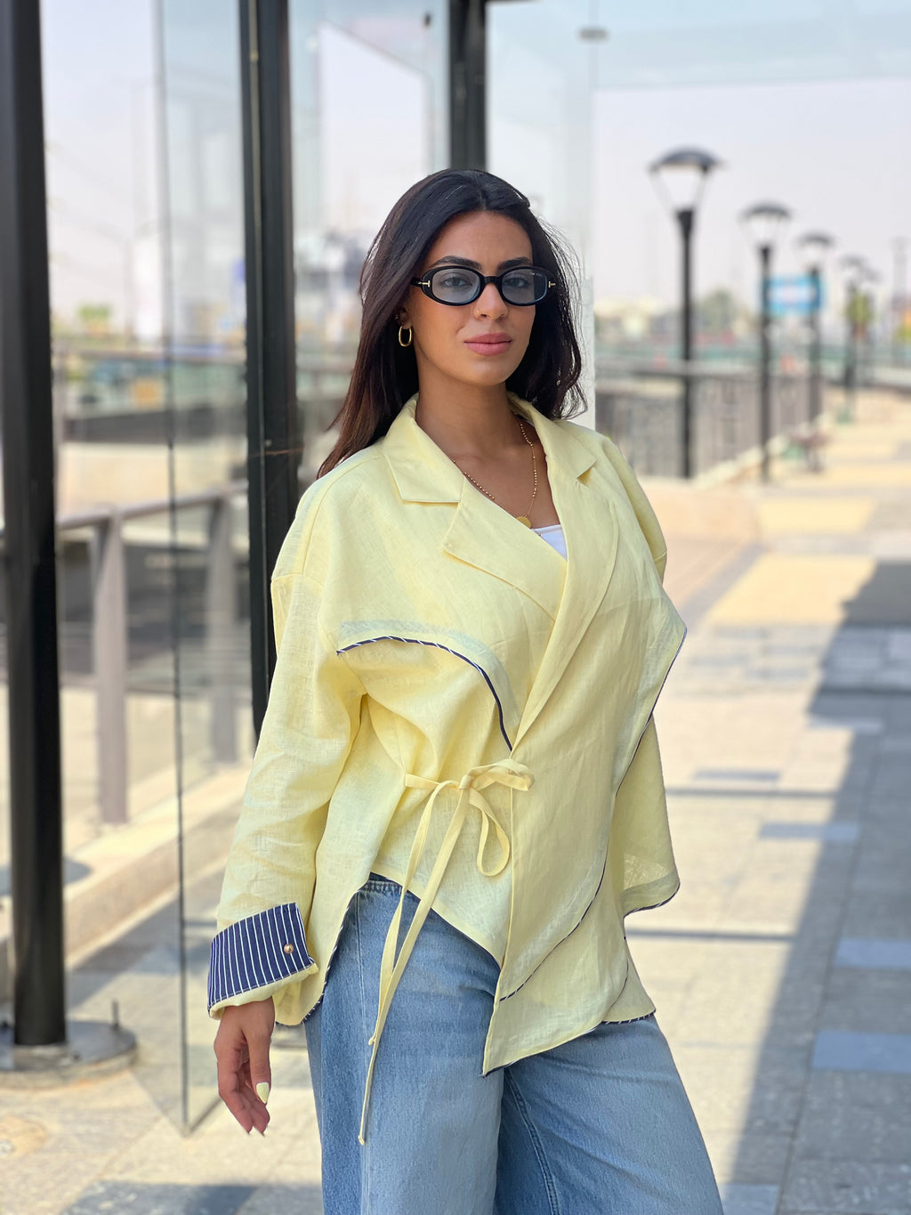 Cross-over Shirt (yellow)