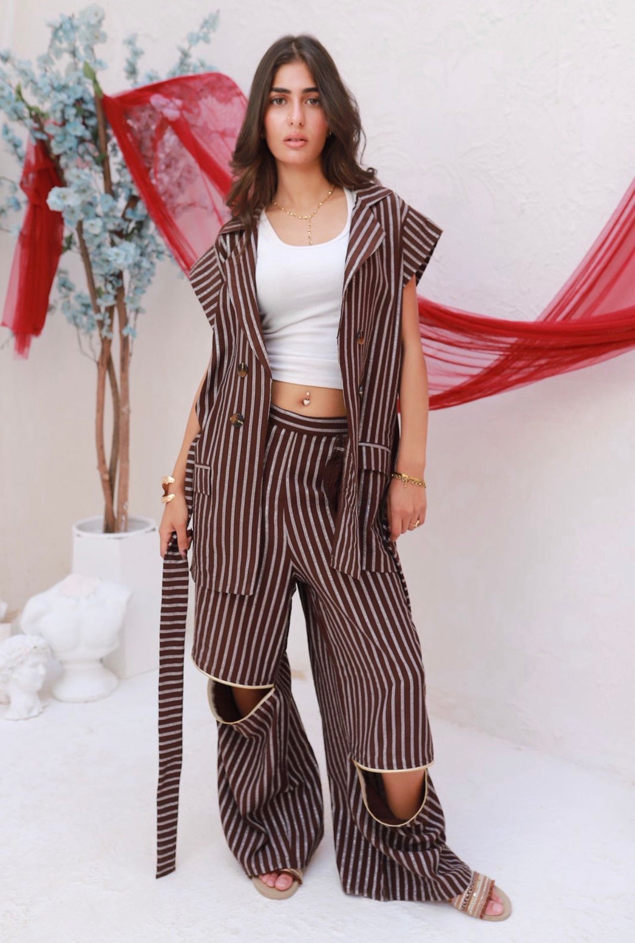 Cocoa Stripes Set