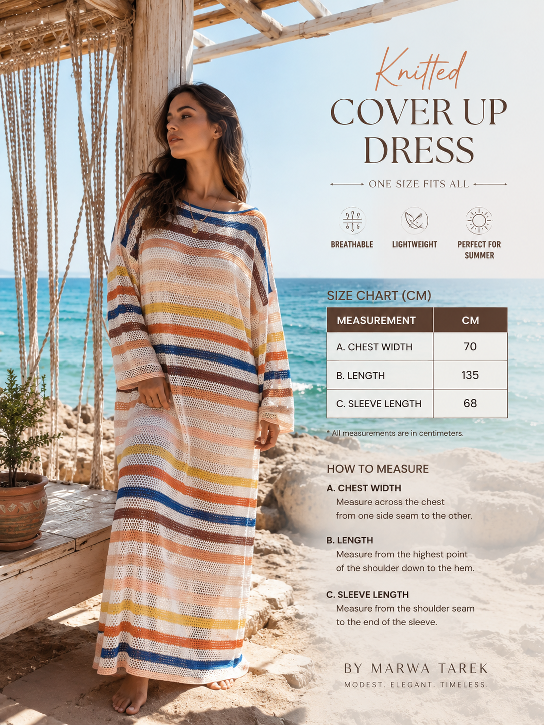 Santorini Knitted dress