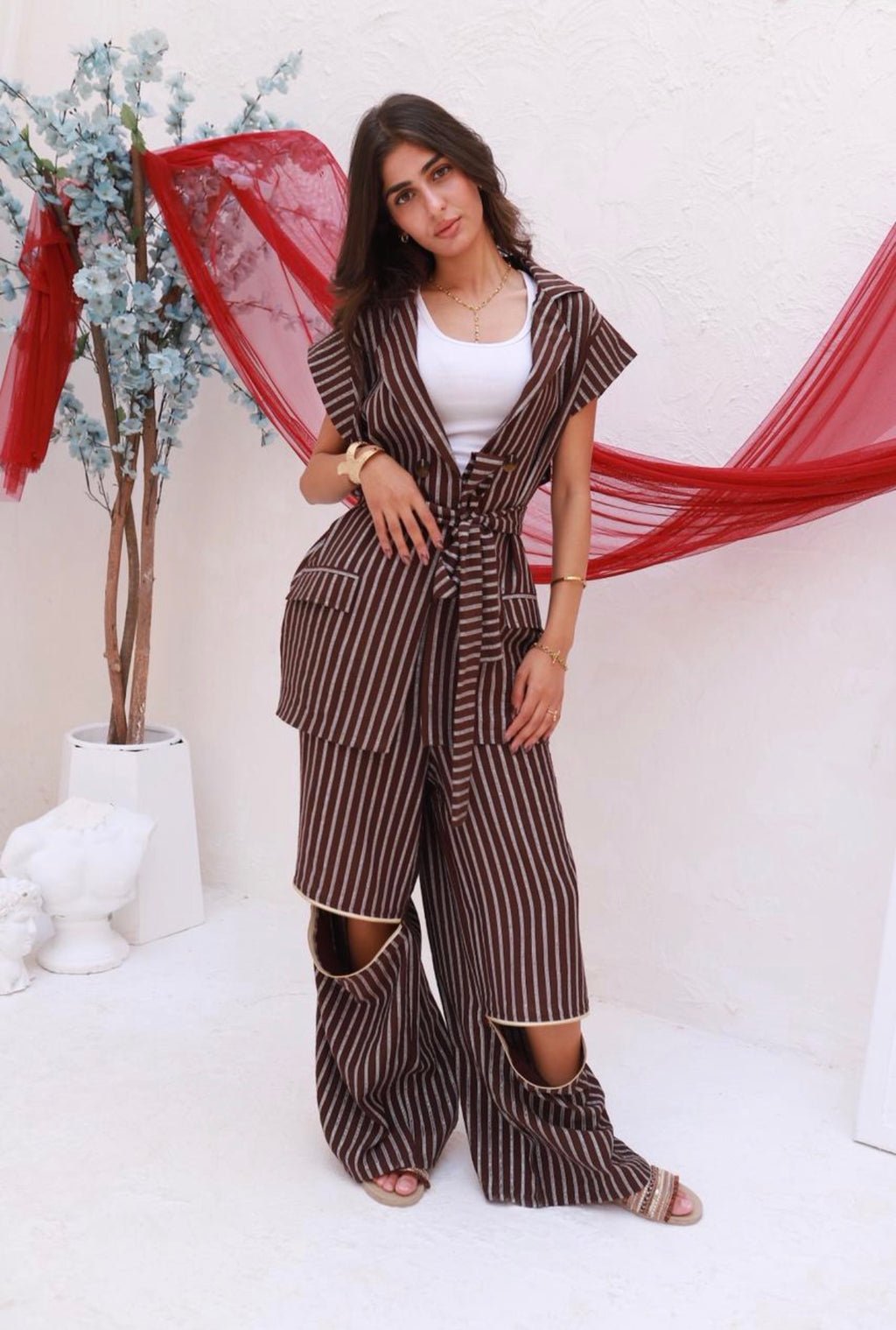 Cocoa Stripes Set