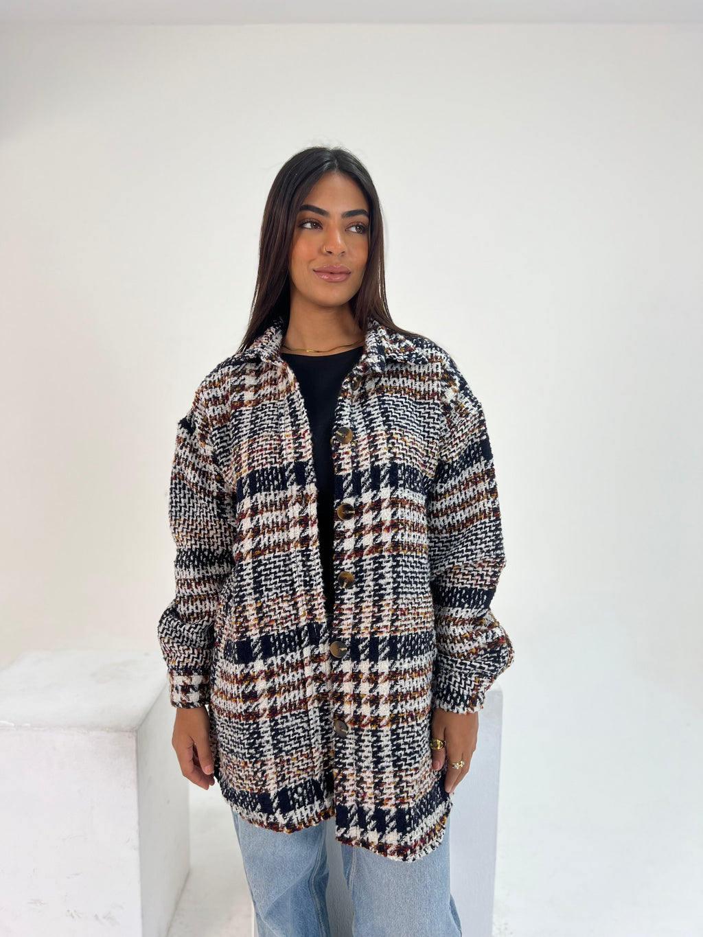 The Statement Tweed Shirt