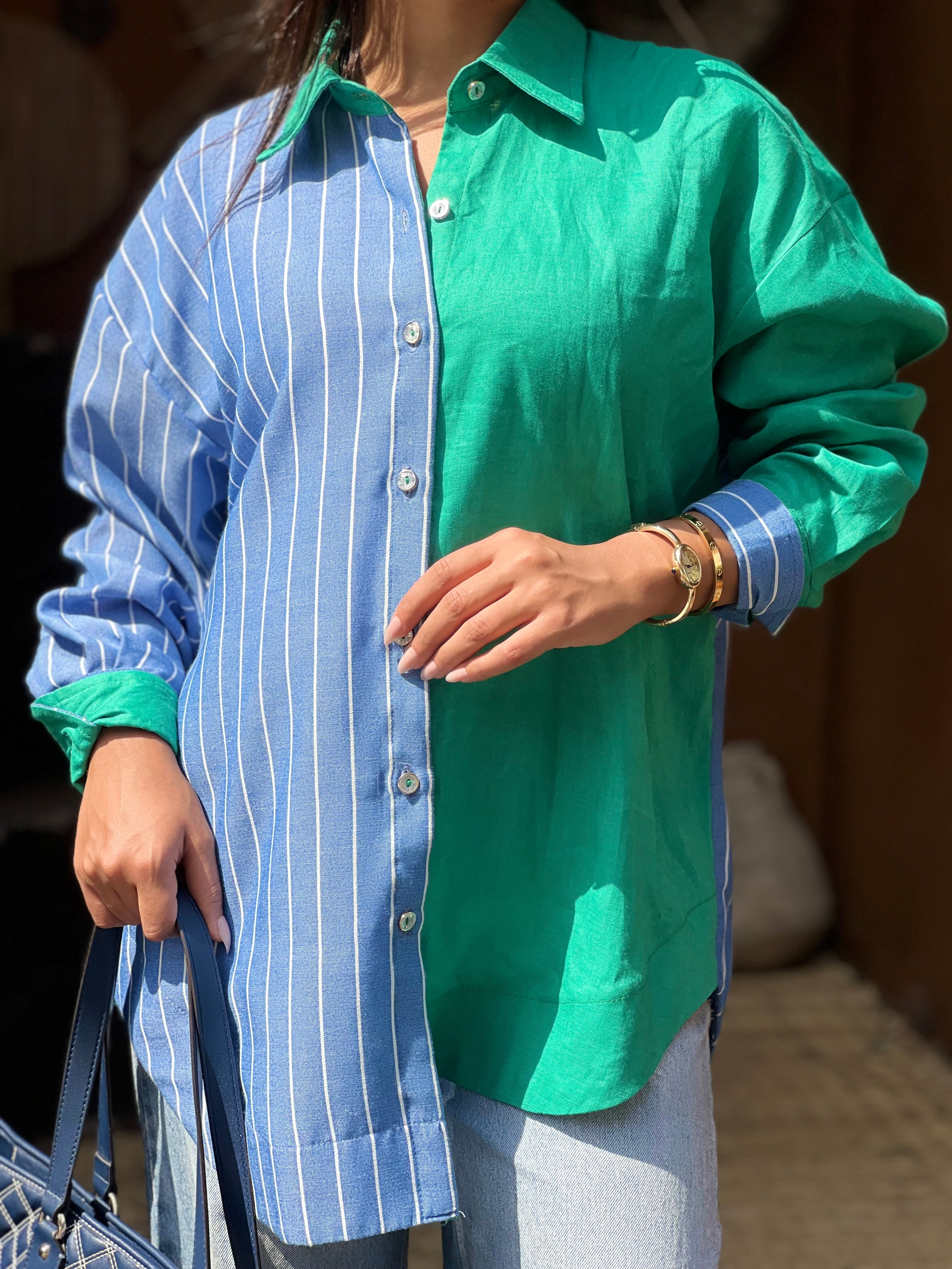 Emerald Split Chemise