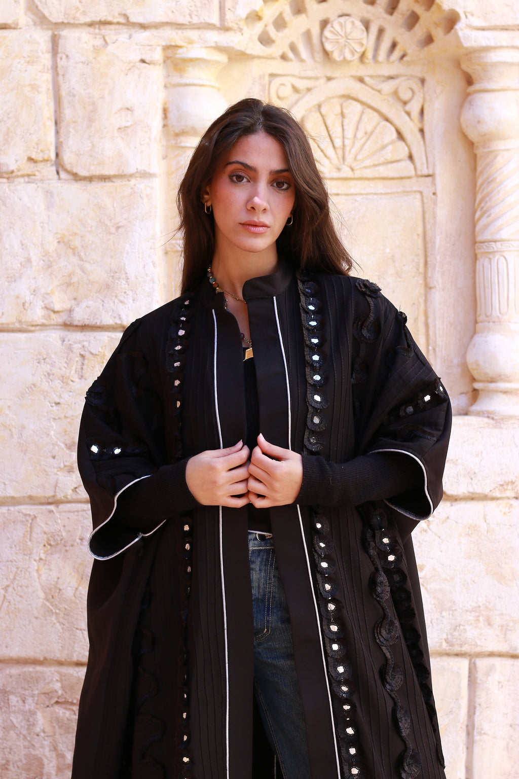 Crown of Shadows Royal Black Kaftan🌙✨