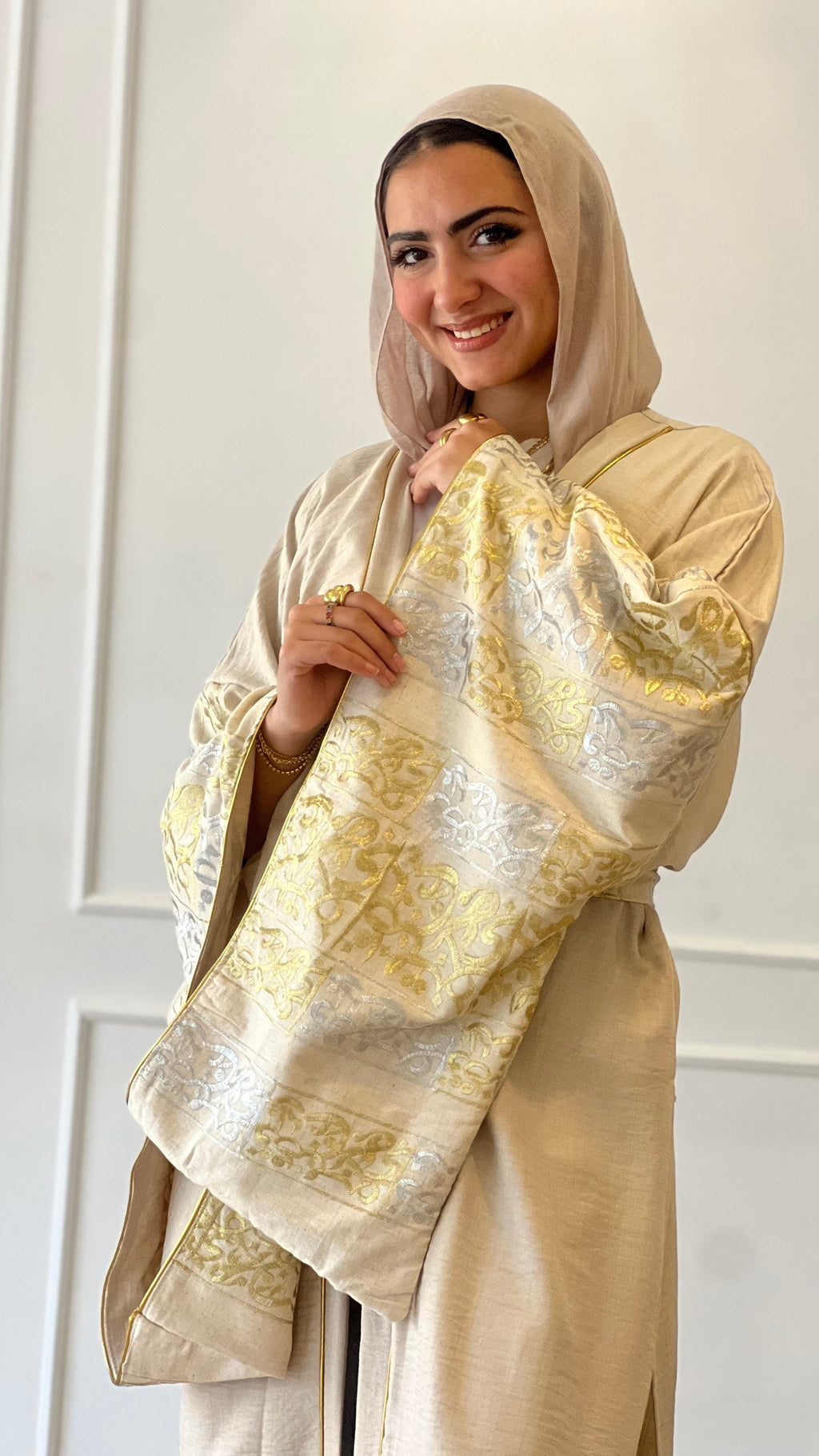 Elegant Beige Kaftan