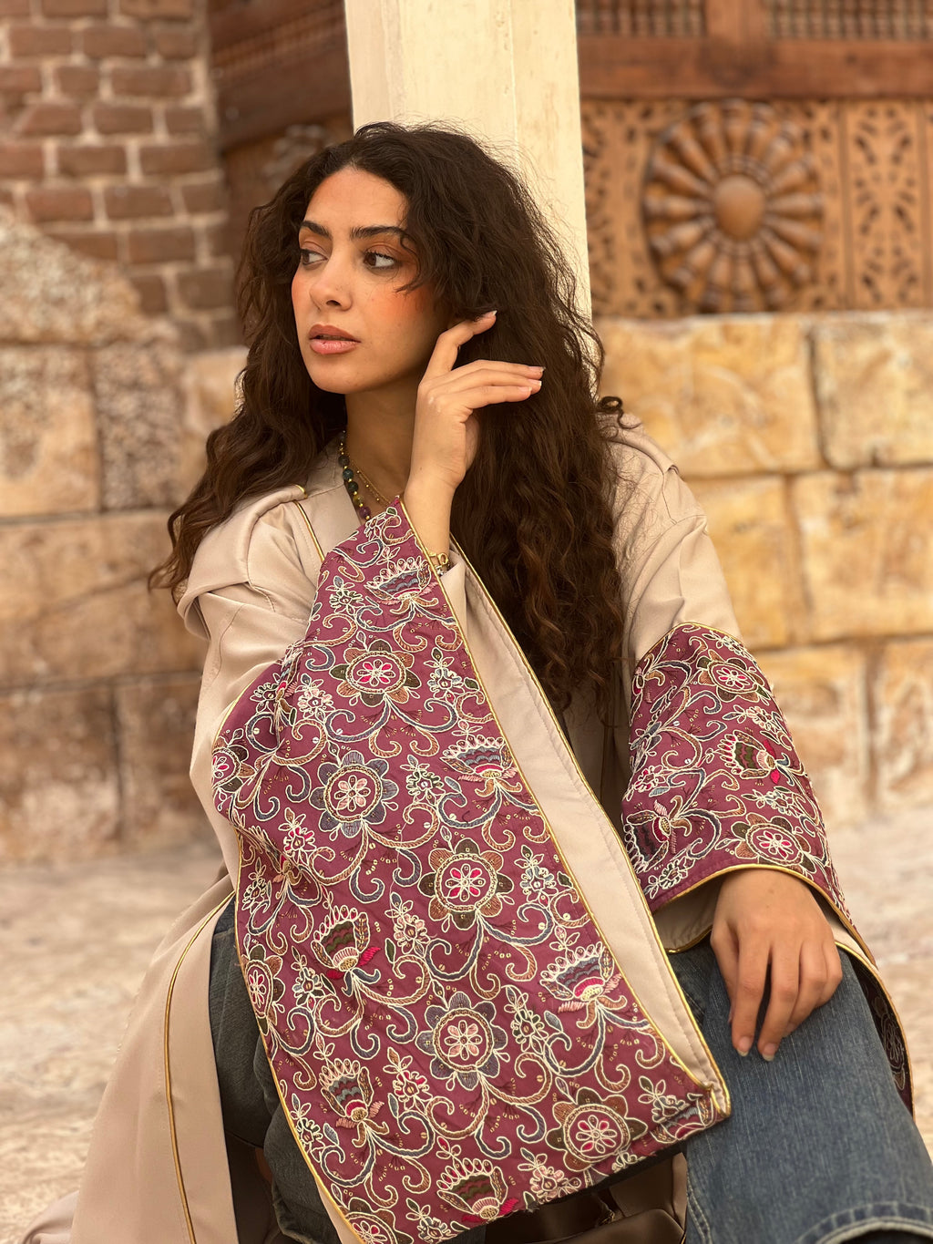 Golden Rose Royal Kaftan ✨🌙