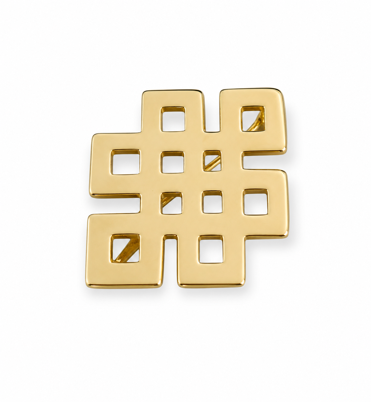 Gold Plated Brooch