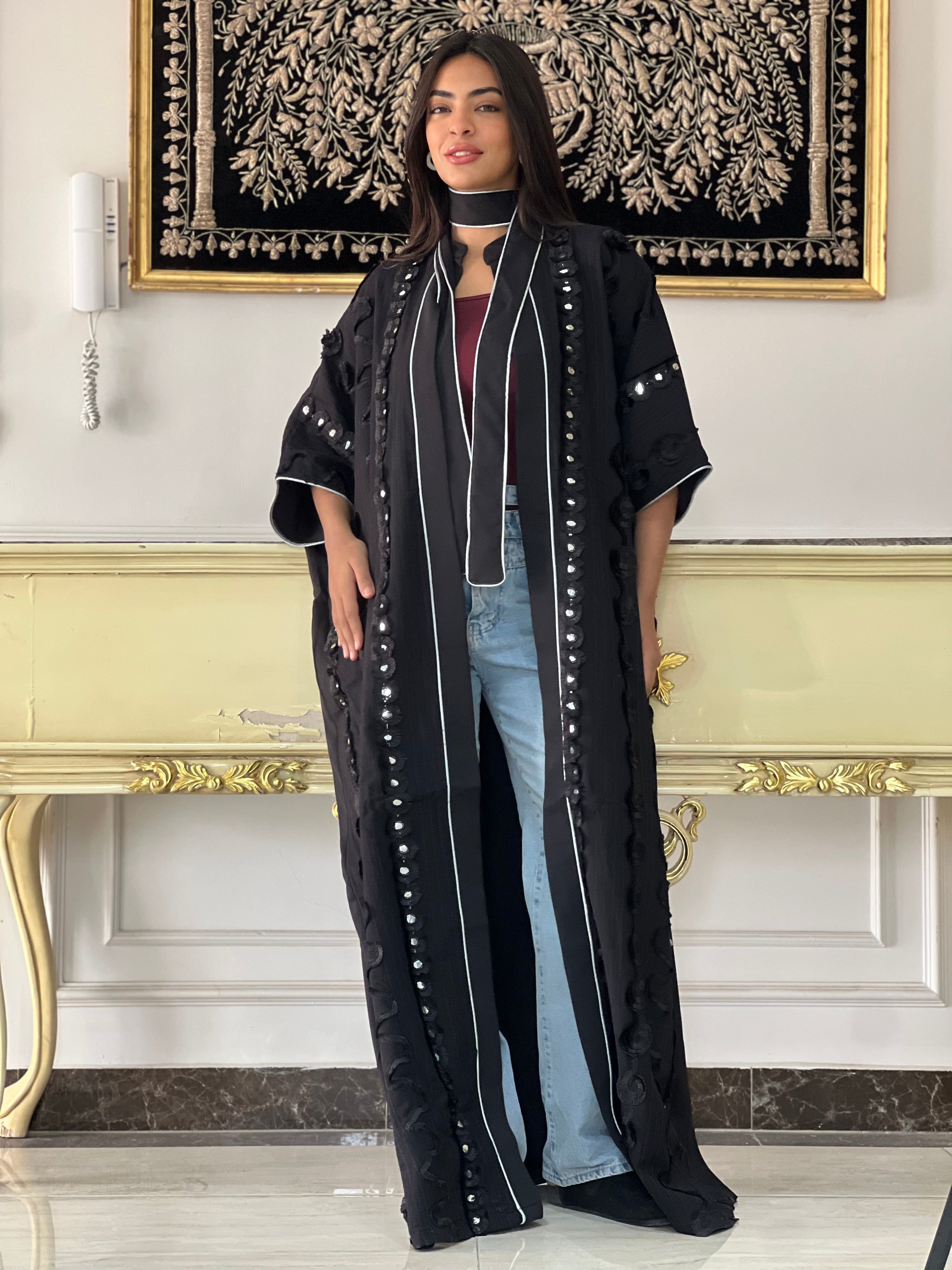 Crown of Shadows Royal Black Kaftan🌙✨