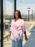 Cross-over Shirt (pink)