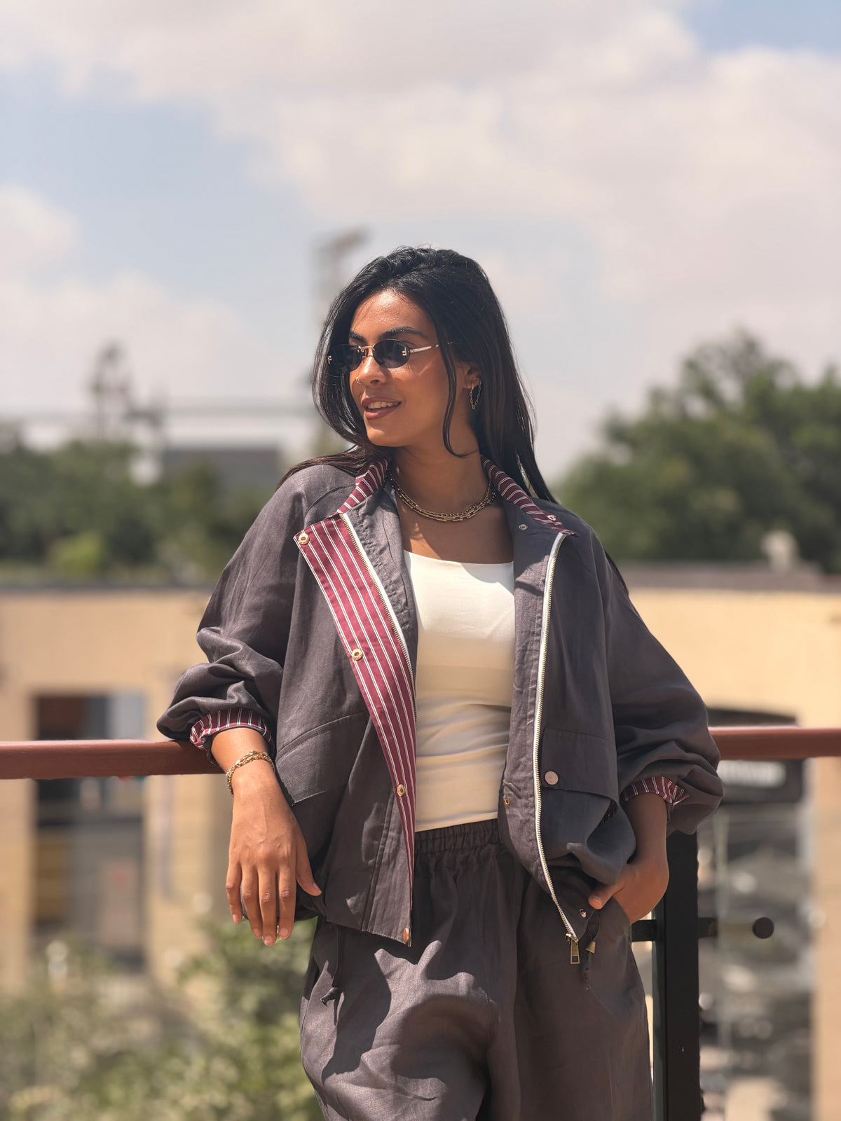 Hooded Shirt ( Grey )