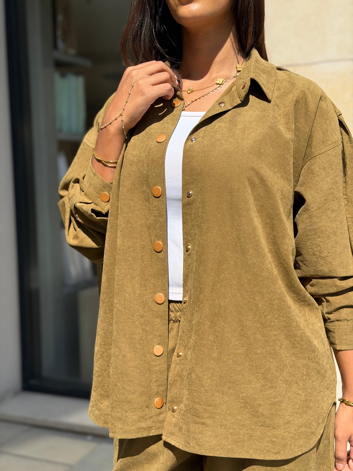 Off Duty Shirt ( Mustard)