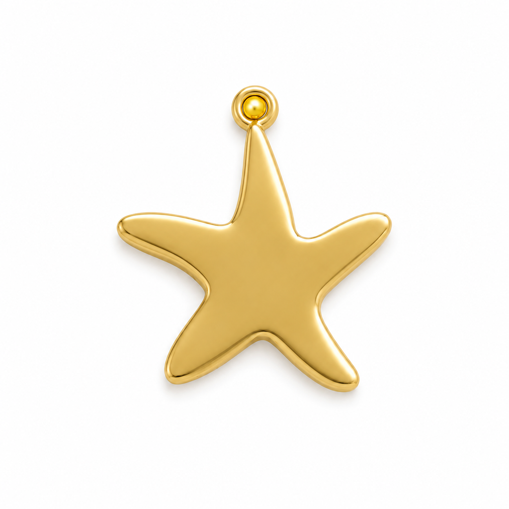 Gold-Plated Star Charm ⭐
