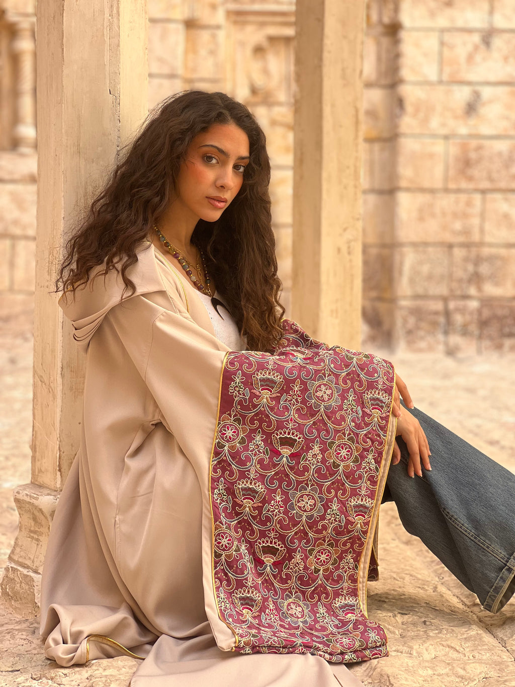Golden Rose Royal Kaftan ✨🌙