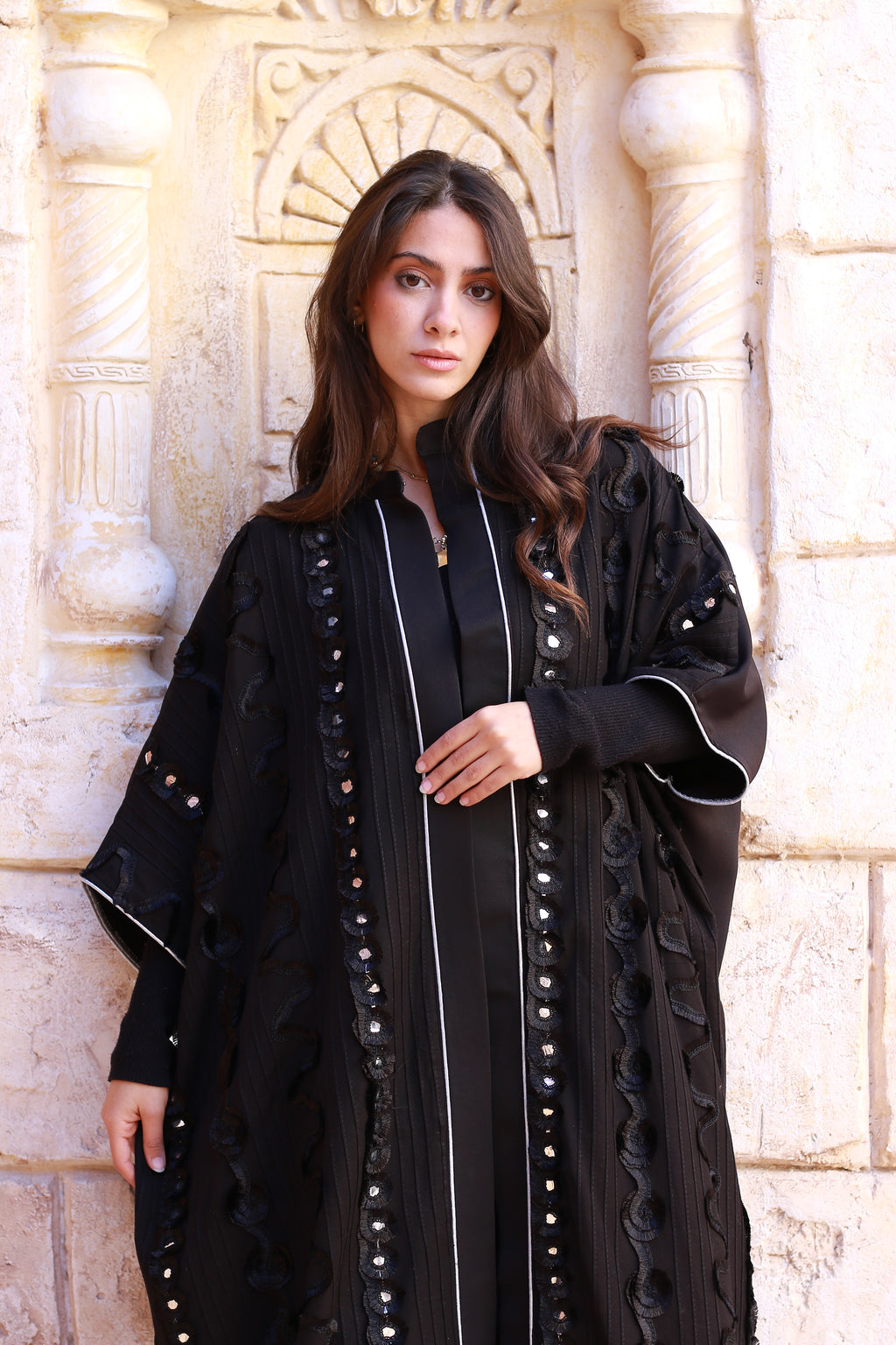 Crown of Shadows Royal Black Kaftan🌙✨