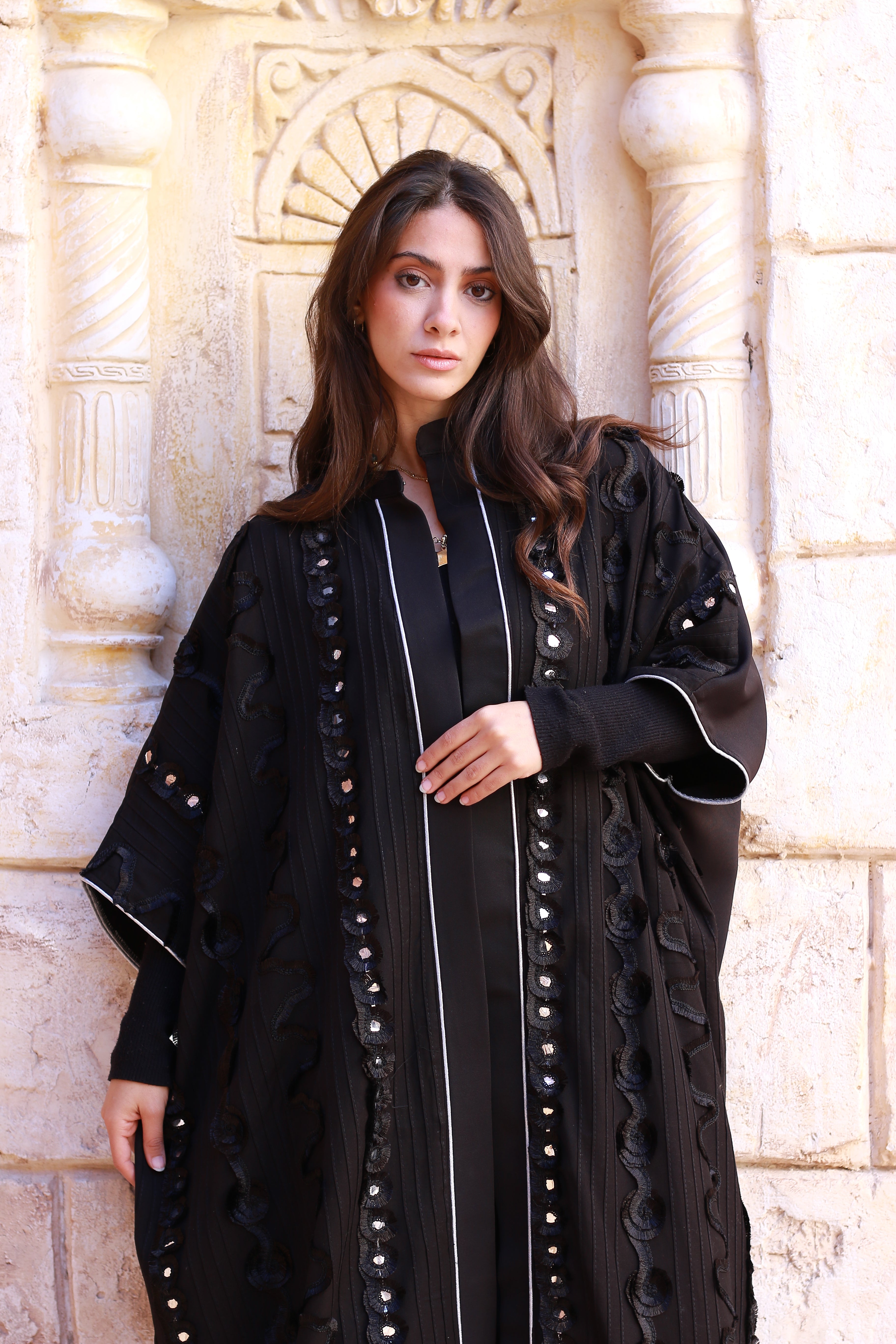 Crown of Shadows Royal Black Kaftan🌙✨