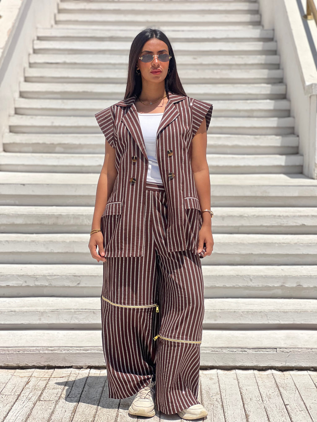 Cocoa Stripes Set