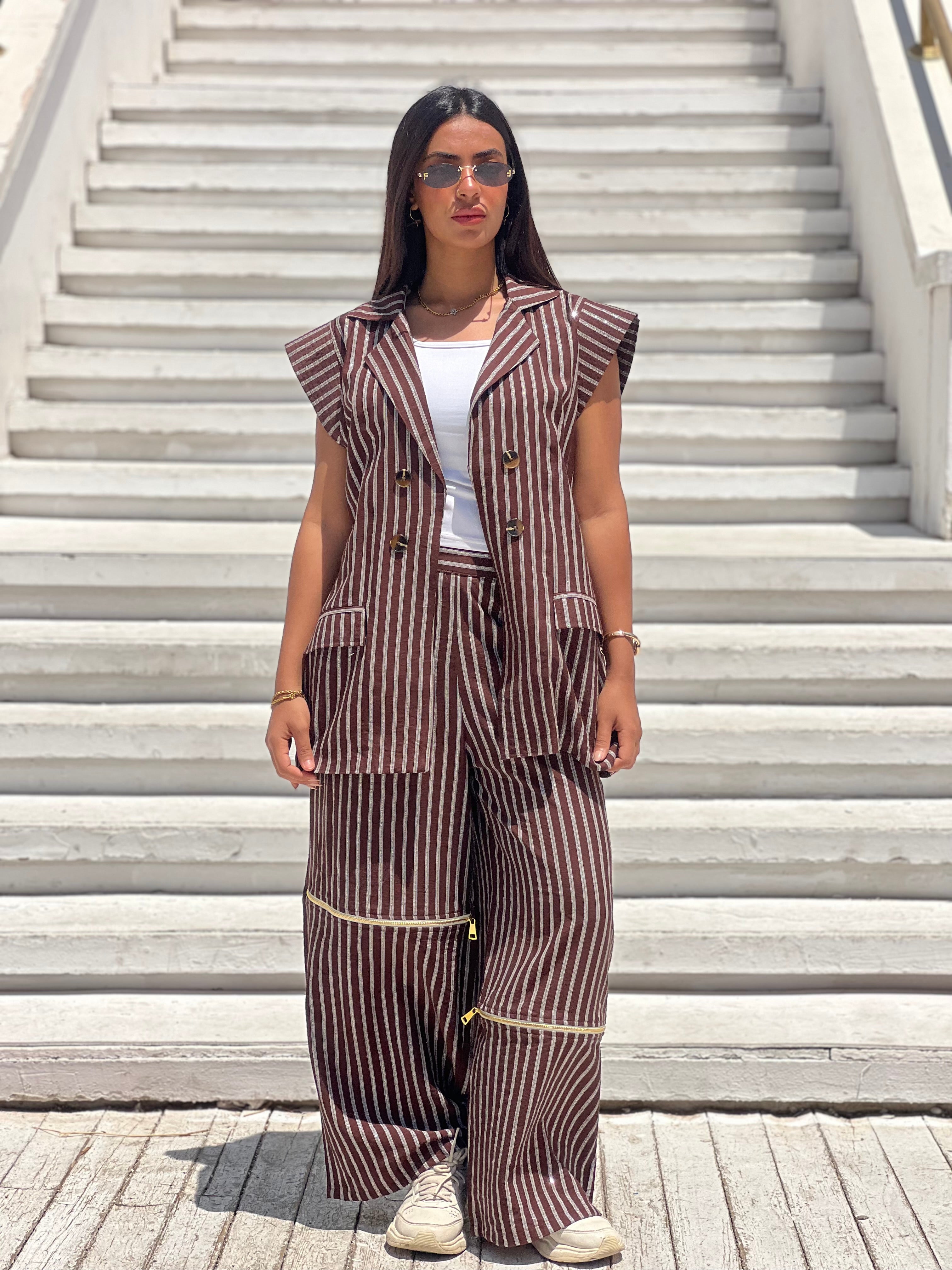 Cocoa Stripes Set