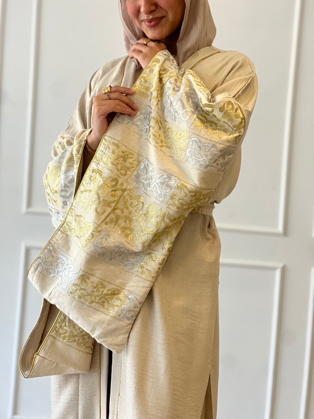 Elegant Beige Kaftan
