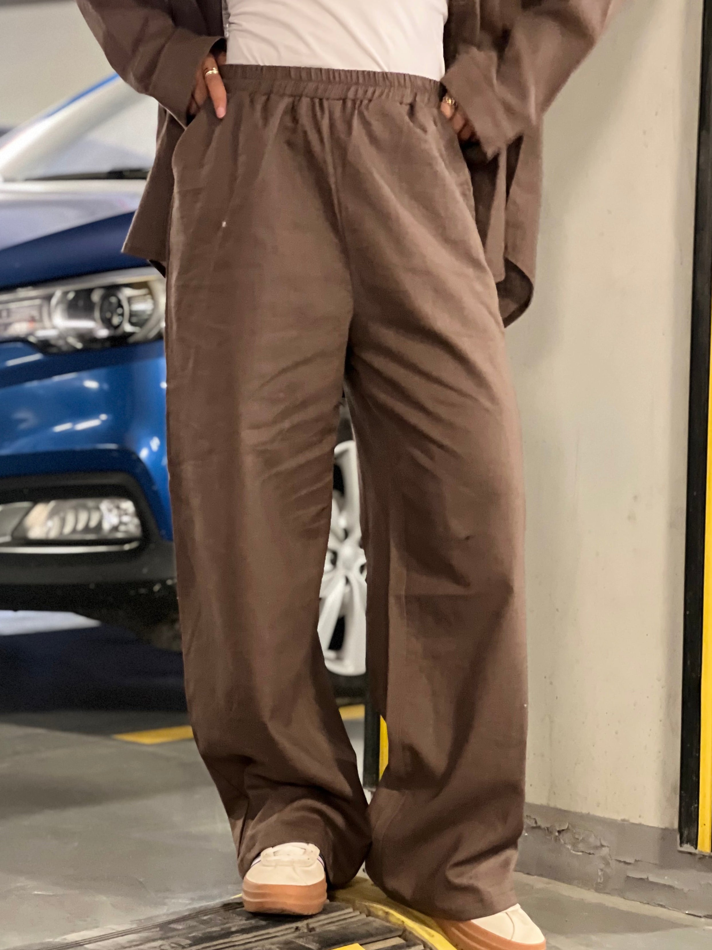 Truffle Linen Suit