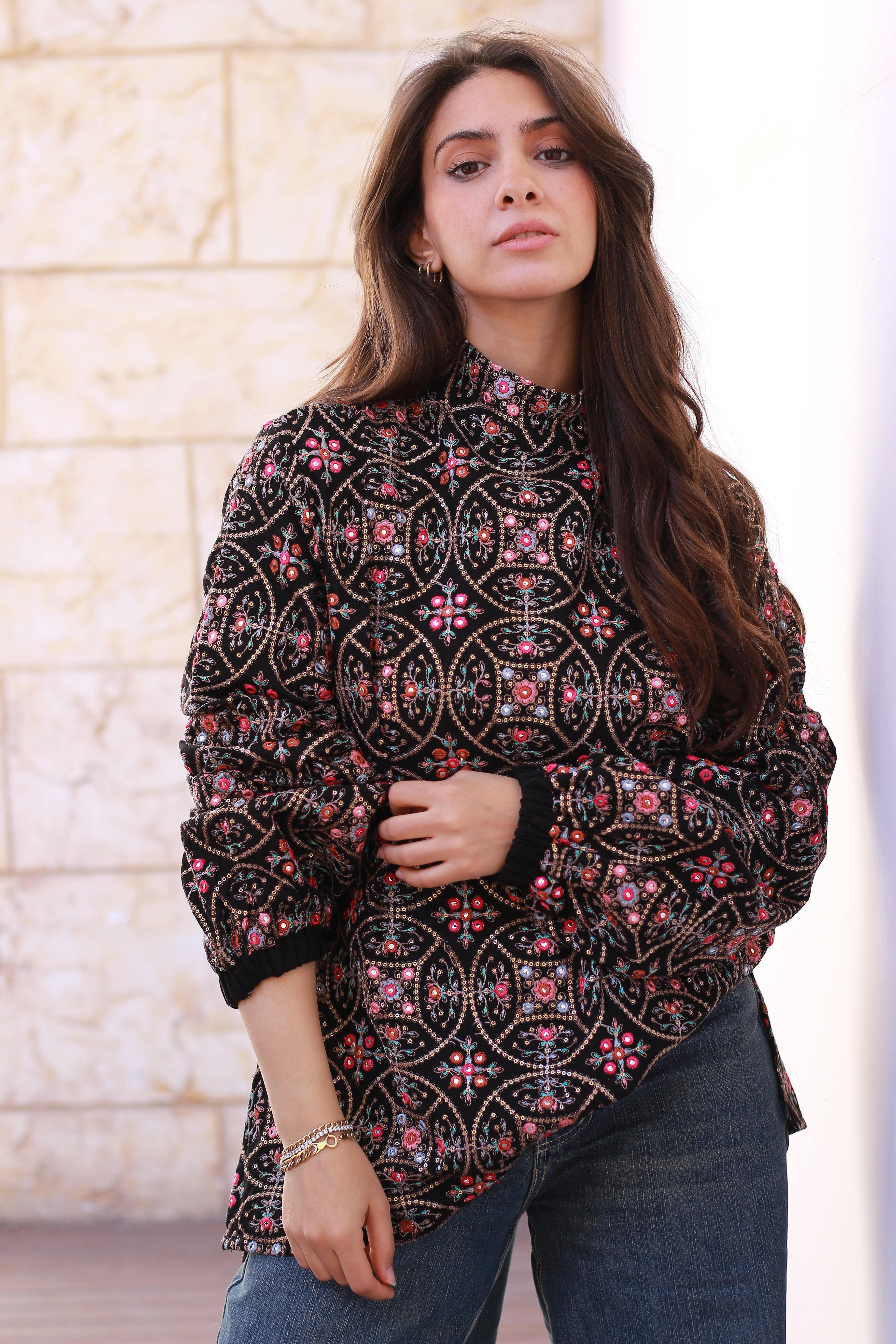 Arabesque Royal Top