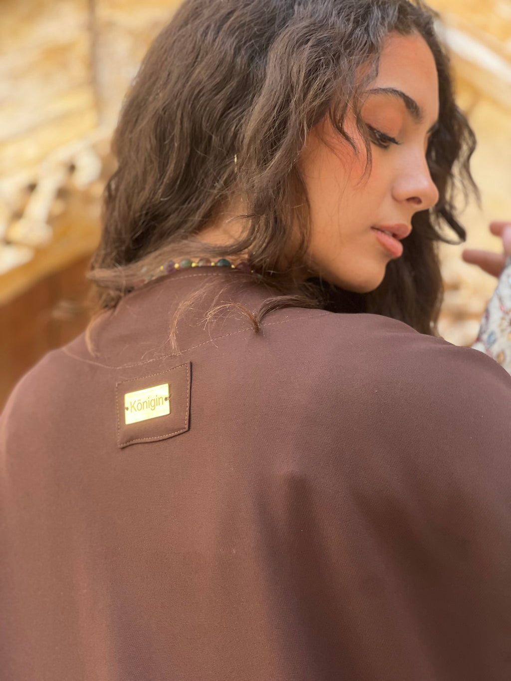 Chocolate Brown Embroidered Kaftan🌙✨