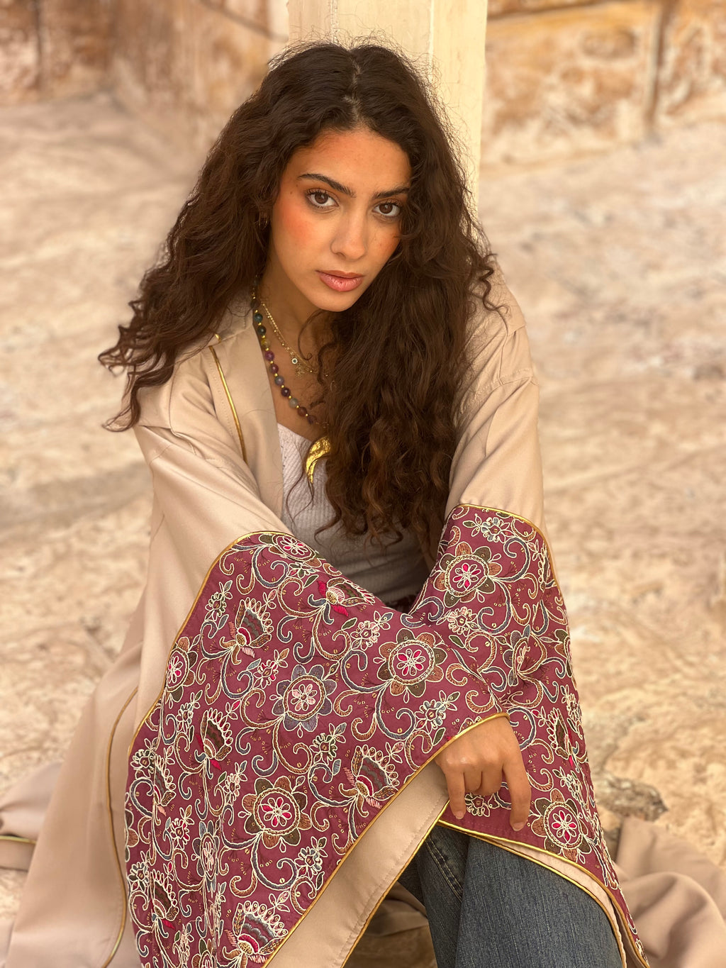 Golden Rose Royal Kaftan ✨🌙