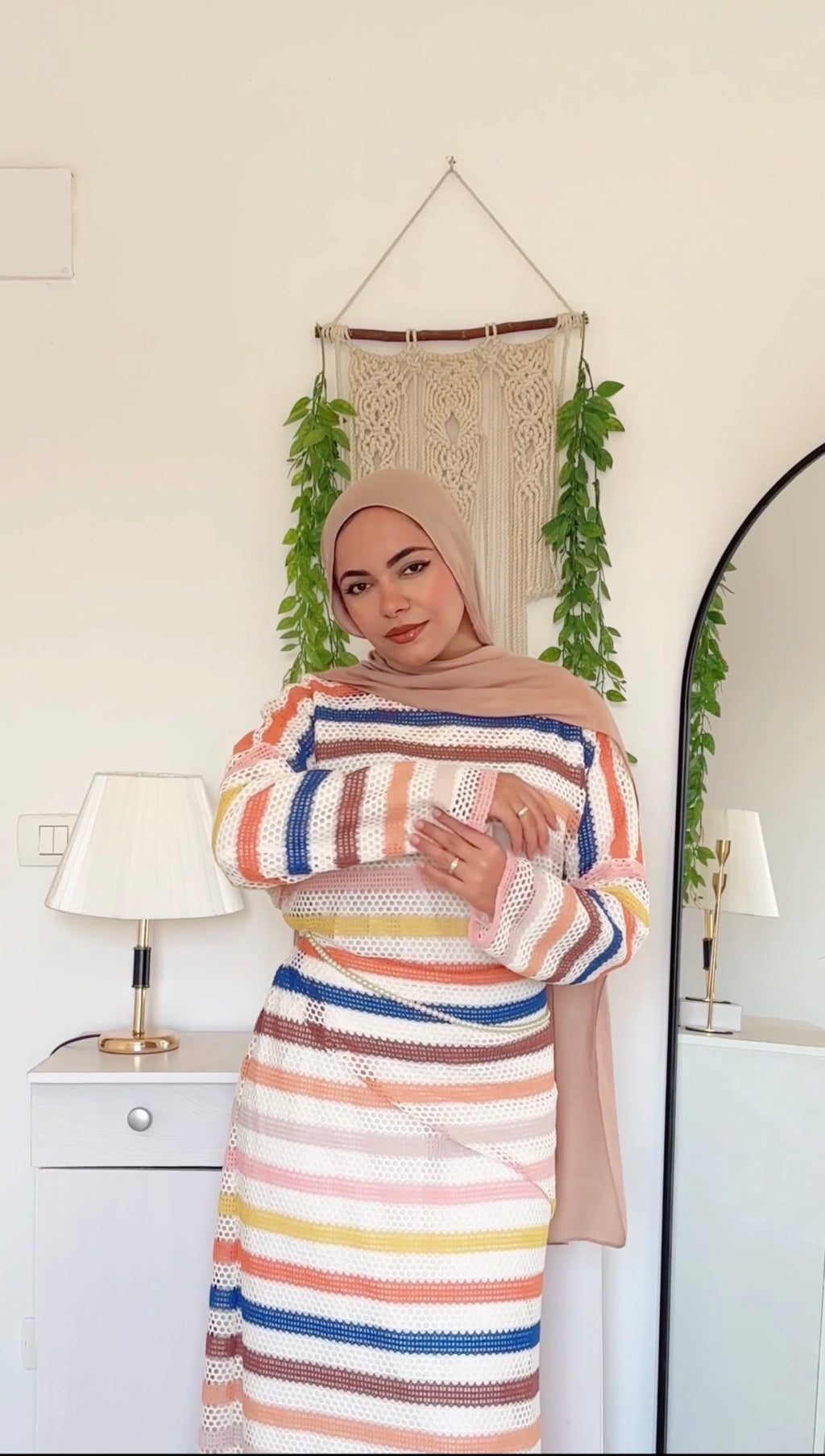 Santorini Knitted dress