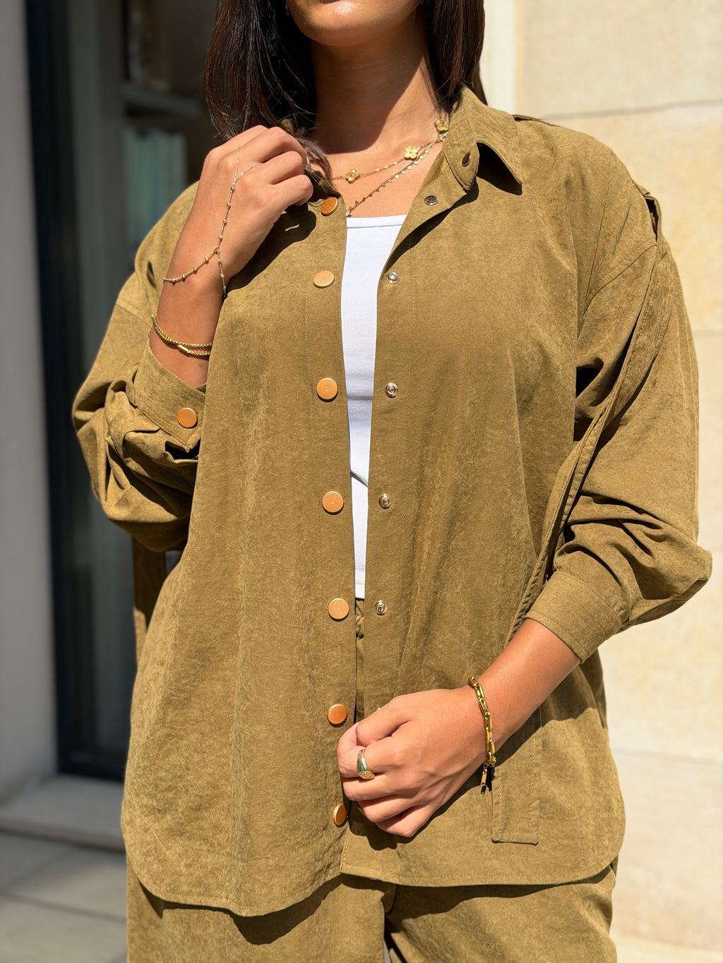 Off Duty Shirt ( Mustard)