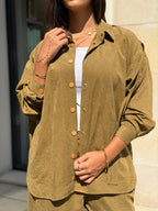 Off Duty Shirt ( Mustard)