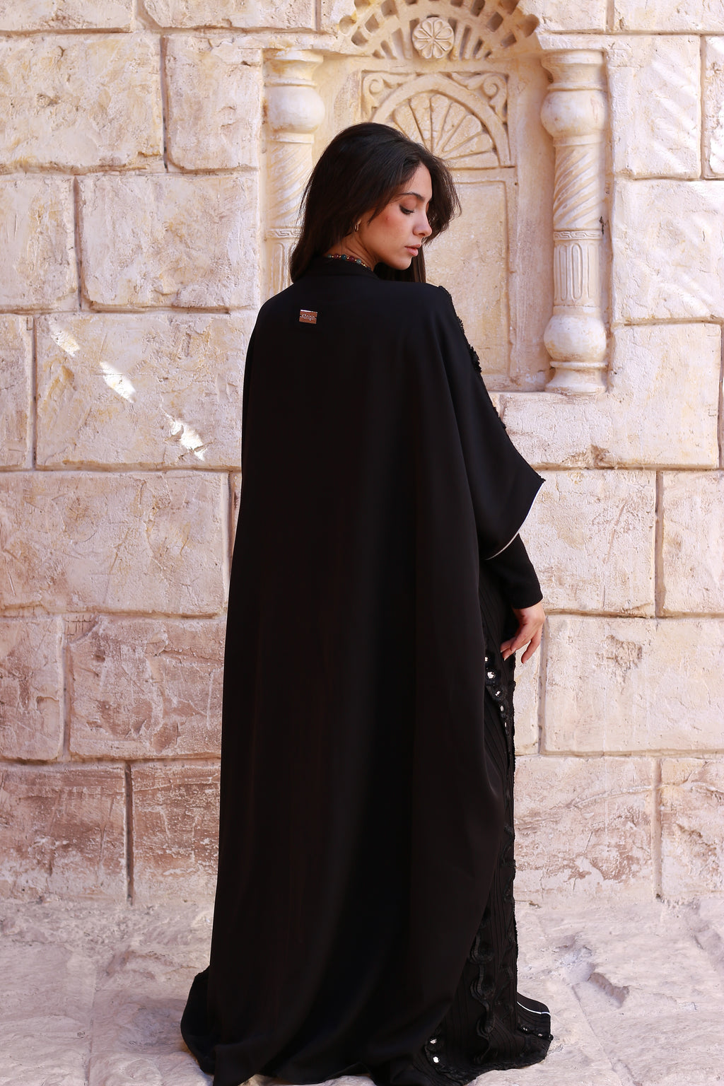 Crown of Shadows Royal Black Kaftan🌙✨