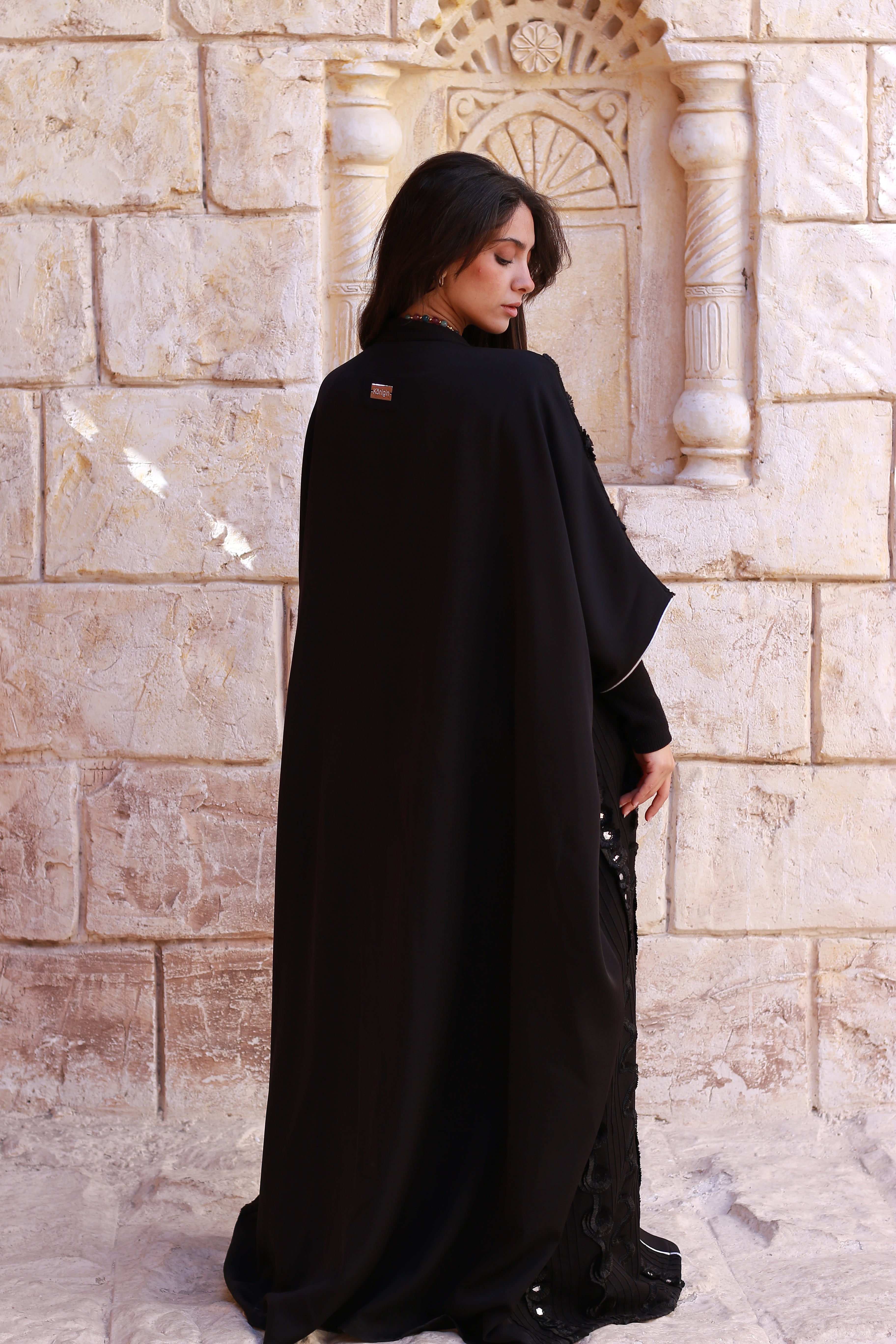 Crown of Shadows Royal Black Kaftan🌙✨