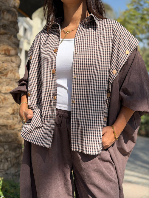 Checkmate Shirt (Brown)
